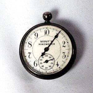Antique Boy Scouts Hike-Meter Compass Pedometer from ca 1915 - 1920 Not Working